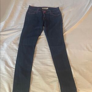 Just USA Women's Deep Indigo Skinny Jeans